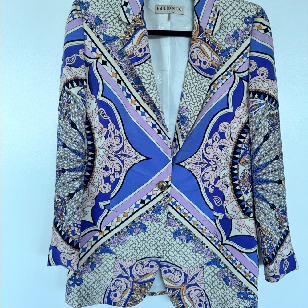 Emilio Pucci Silk  Blazer NWT